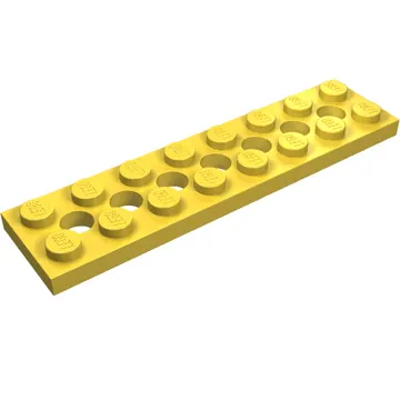 Technic Plate 2 x 8 [7 Holes]
