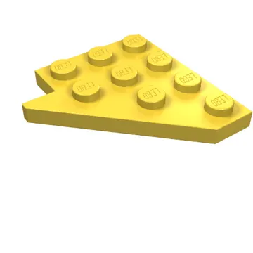 Wedge Plate 4 x 4 Wing Right