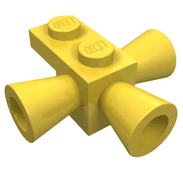 Brick Special 1 x 1 with 3 Speakers / Loudspeakers / Space Positioning Rockets