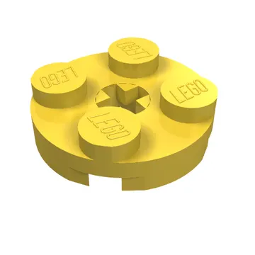 Plate Round 2 x 2 with Axle Hole Type 1 (+ Opening)