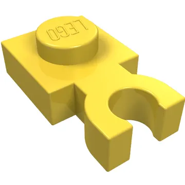 Plate Special 1 x 1 with Clip Vertical [Thick U Clip]