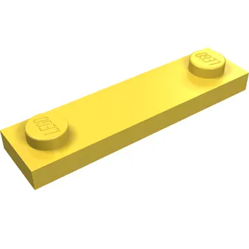 Plate Special 1 x 4 with 2 Studs with Groove [New Underside]