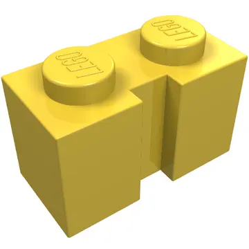 Brick Special 1 x 2 with Groove