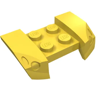 Mudguard 2 x 4 with Molded Headlights