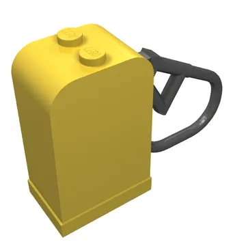 Fabuland, Equipment Fuel / Petrol Pump 2 x 4 x 4, Curved Top with Black Hose [Complete Assembly]
