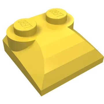Brick Curved 2 x 2 x 2/3 Two Studs and Curved Slope End