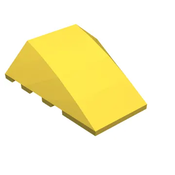 Brick Wedged, Curved 4 x 4 No Top Studs
