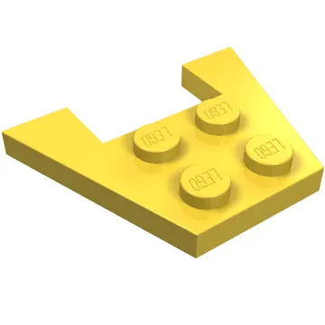 Wedge Plate 3 x 4 without Stud Notches