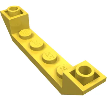 Brick Sloped Inverted 45° 6 x 1 Double with 1 x 4 Recessed