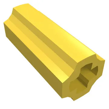 Technic Axle Connector Smooth [with x Hole + Orientation]