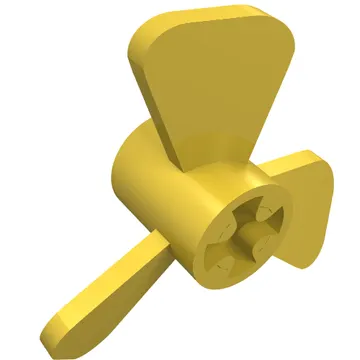 Propeller 3 Blade 3 Diameter with Axle Cross