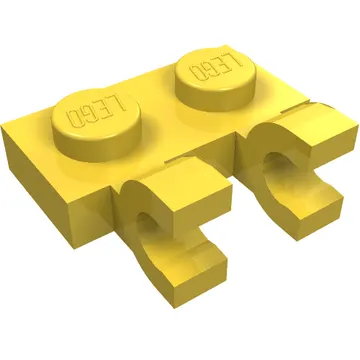 Plate Special 1 x 2 with Clips Horizontal [Thick U-Clips]