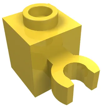 Brick Special 1 x 1 with Clip Vertical [Open O Clip, Hollow Stud]