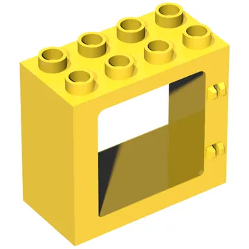 Duplo Door / Window Frame Flat Front Surface, Completely Open Back