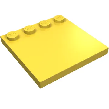 Plate Special 4 x 4 with Studs on One Edge [Plain]