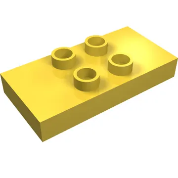 Duplo Plate 2 x 4 x 1/2 with 4 Center Studs [Thick]