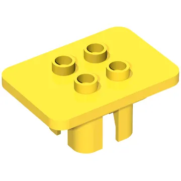 Duplo Table 3 x 4 x 1 1/2 with 4 Top Studs