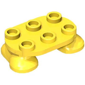 Feet, 2 x 3 x 2/3 with 6 Studs on Top