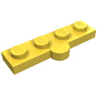 Hinge Plate 1 x 4 Swivel Top / Base - Solid Clip [Complete Assembly]