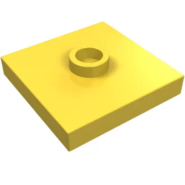 Plate Special 2 x 2 with Groove and Center Stud (Jumper)