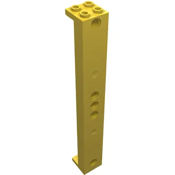Support 2 x 2 x 13 with 5 Pin Holes