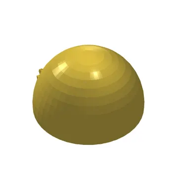 Windscreen 8 x 8 x 3 Dome with Dual 2 Fingers - 7 Teeth