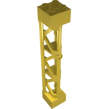 Support 2 x 2 x 10 Girder Triangular Vertical - Type 4 - 3 Posts, 3 Sections
