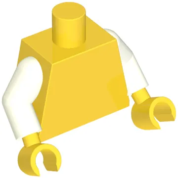Torso, White Arms, Yellow Hands [Plain]