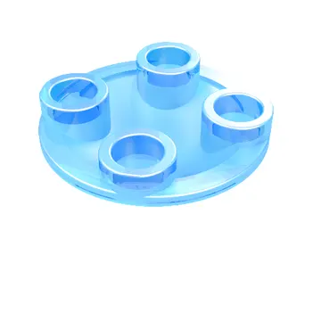 Plate Round 2 x 2 with Rounded Bottom [Boat Stud]