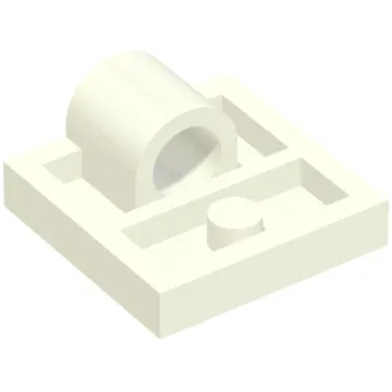 Plate Special 2 x 2 with 1 Pin Hole [Complete Underside Rib]