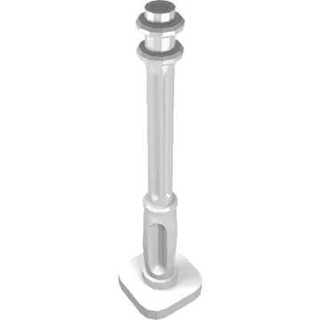 Lamp Post 2 x 2 x 7 with 4 Base Flutes