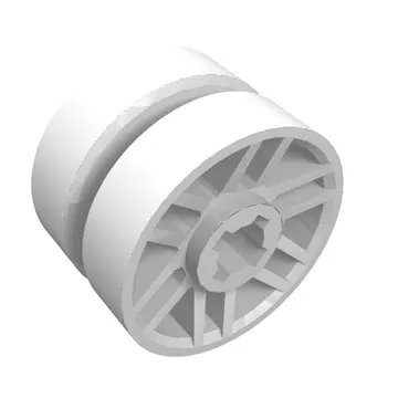 Wheel 14mm D. x 9.9mm with Centre Groove, Fake Bolts and 6 Spokes