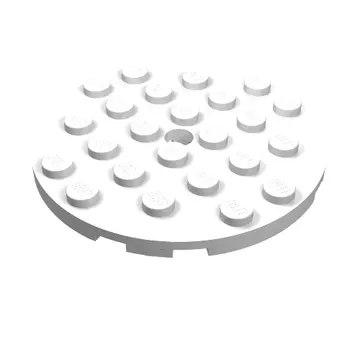 Plate Round 6 x 6 with Hole