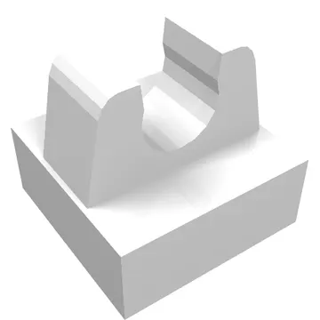 Tile Special 1 x 1 with Clip with Rounded Tips