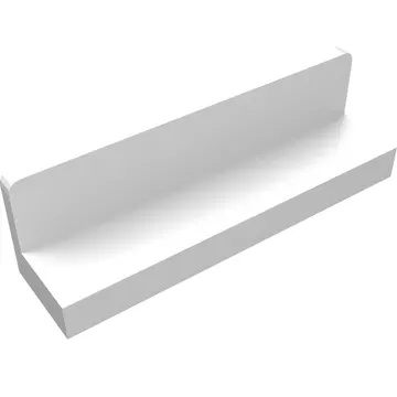 Panel 1 x 4 x 1 with Rounded Corners [Thin Wall]