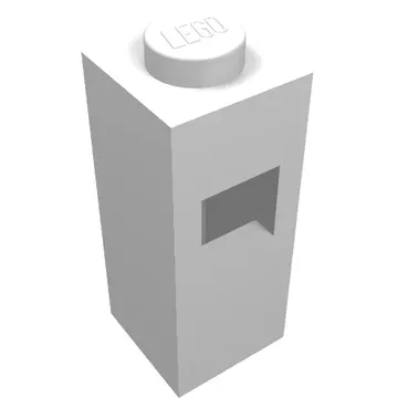 Brick Special 1 x 1 x 2 with Extra Tube Side [Piece of Resistance]