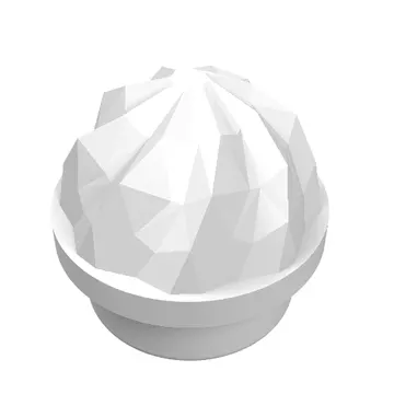 Plate Round 1 x 1 Swirled Top