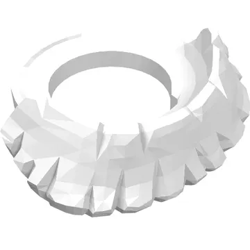 Minifig Neckwear Beard, Short