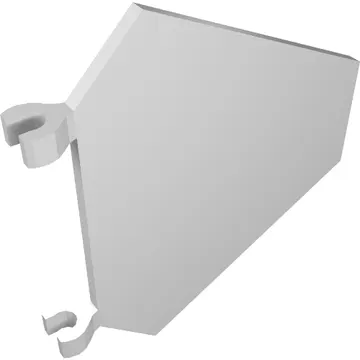 Flag 5 x 6 Hexagonal with U Clips