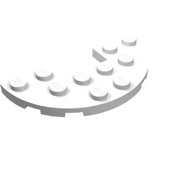 Plate Round Half 3 x 6 with 1 x 2 Cutout