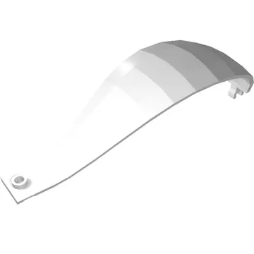 Panel 4 x 4 x 13 Curved Tapered with Clip at Each End