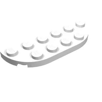 Plate Round Corners 2 x 6 Double
