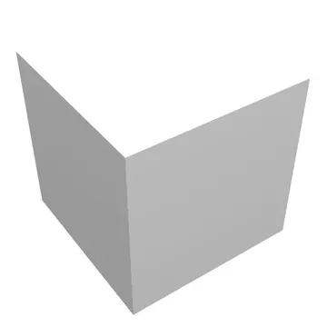 Minifig Head Special, Cube [Plain]