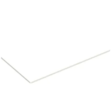 Mirror Front and White Paper Backing