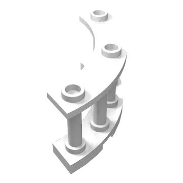 Fence Spindled 4 x 4 x 2 Quarter Round with 3 Studs