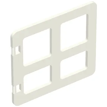 Duplo Door / Window with Four Panes Square Corners