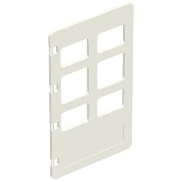 Duplo Door 1 x 3 1/2 x 5 1/3 with Six Panes