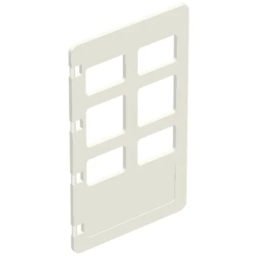 Duplo Door 1 x 3 1/2 x 5 1/3 with Six Panes