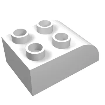Duplo Brick 2 x 3 with Curved Top