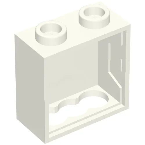 Light Cabinet 2 x 2 with Lamp Holes, 1 x 2 x 1 2/3 (Sign Back)